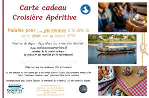 Bon cadeau - Croisière apéritive