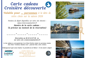 Bon cadeau - Croisière découverte