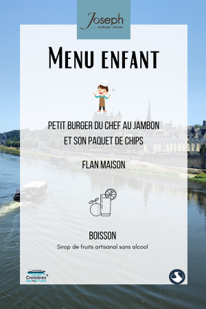 Menu enfant Joseph