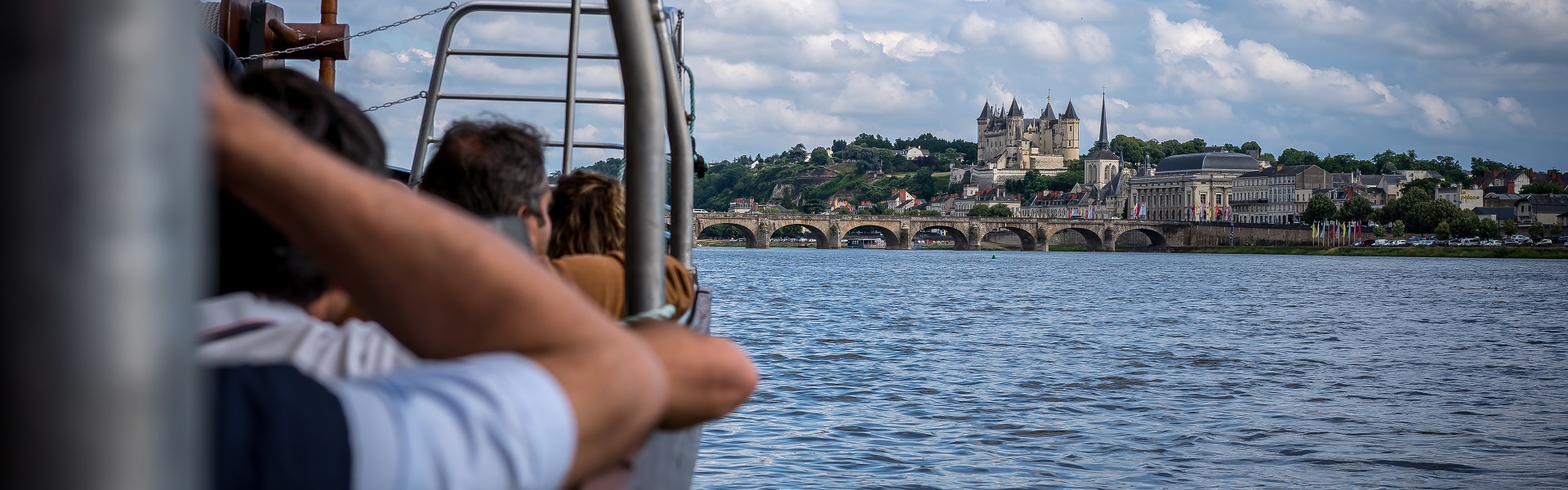 Saumur seen from the Loire